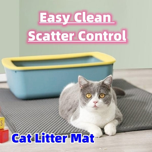 Ultra-Effective Waterproof Cat Litter Mat – Easy Clean & Scatter Control - Furry Paws Haven